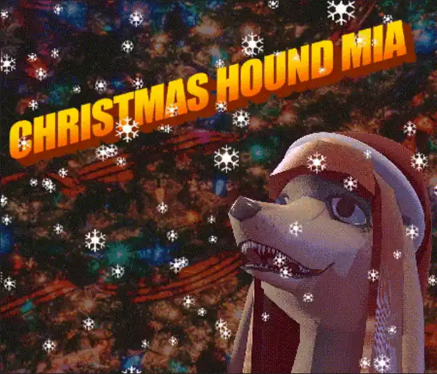 Christmas Hound Mia